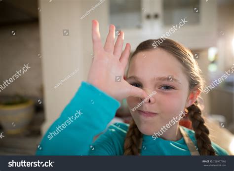 Portrait Young Girl Making Funny Faces Stock Photo 726977566 Shutterstock