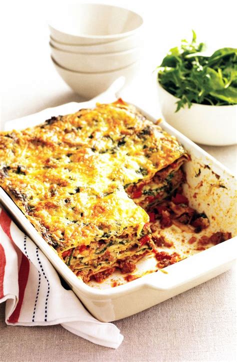 Beef And Spinach Lasagna Recipes Health And Nutrition Lasagna