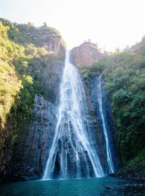 Manawaiopuna Falls Aka Jurassic Falls Kauai Hi [oc] [3792x5114] Kauai Kauai Hawaii Travel