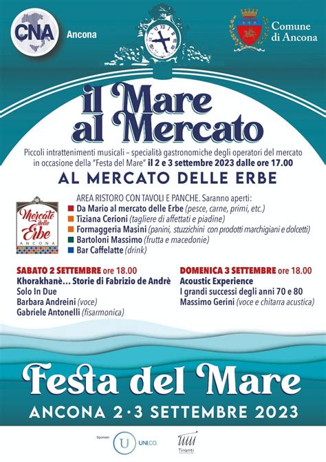 La Festa Del Mare Al Mercato Delle Erbe Cna Ancona