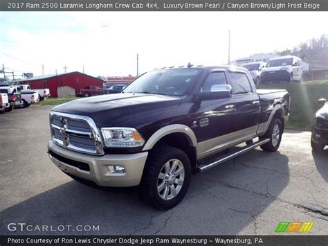 Luxury Brown Pearl Ram Laramie Longhorn Crew Cab X