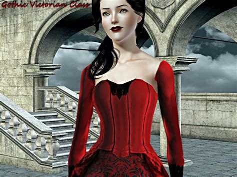 The Sims Resource Gothic Victoriandress Class T D