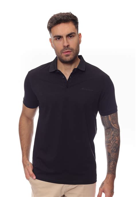 Camisa Gola Polo Masculina Manga Curta Crocker