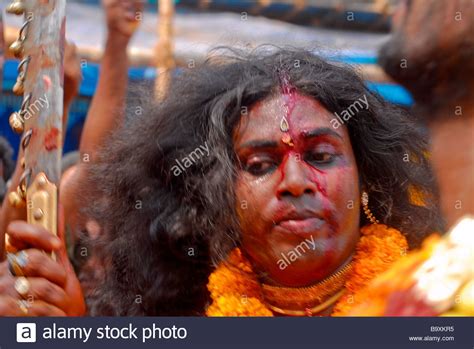 KODUNGALLUR BHARANI FESTIVAL, KERALA Stock Photo, Royalty Free Image ...