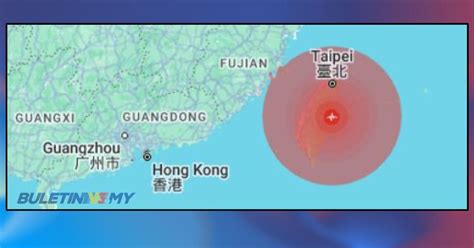 Gempa Bumi Kuat Landa Taiwan Tsunami Landa Okinawa Jepun BULETIN