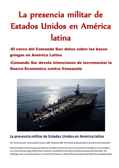 La presencia militar de EEUU en América Latina PDF