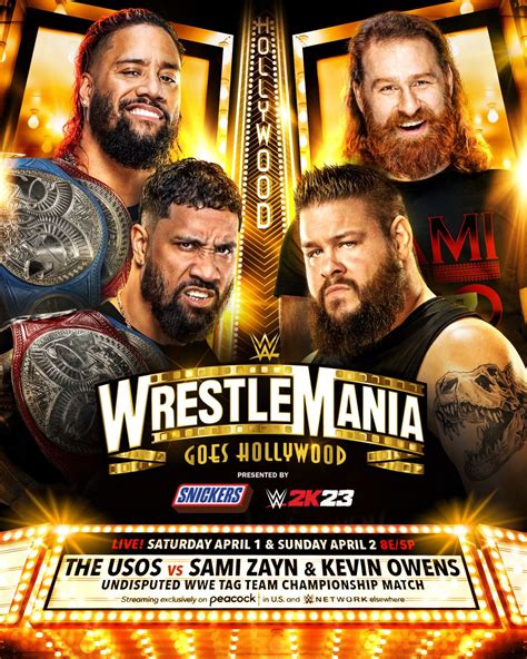 WWE WrestleMania On Twitter The Reunited SamiZayn And