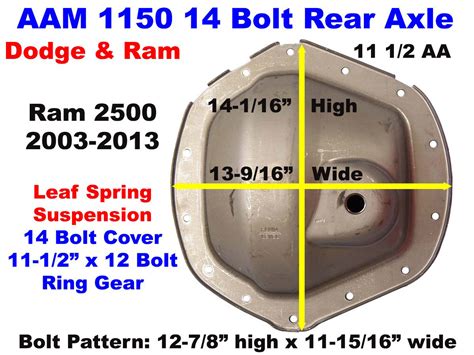 Dodge Ram 2003 2018 Rear Axle Buy Rear Axle Parts For 2500 3500