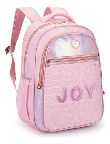 Espaciosa Mochila Escolar Juvenil Para Mujer Con Llavero Color Kika