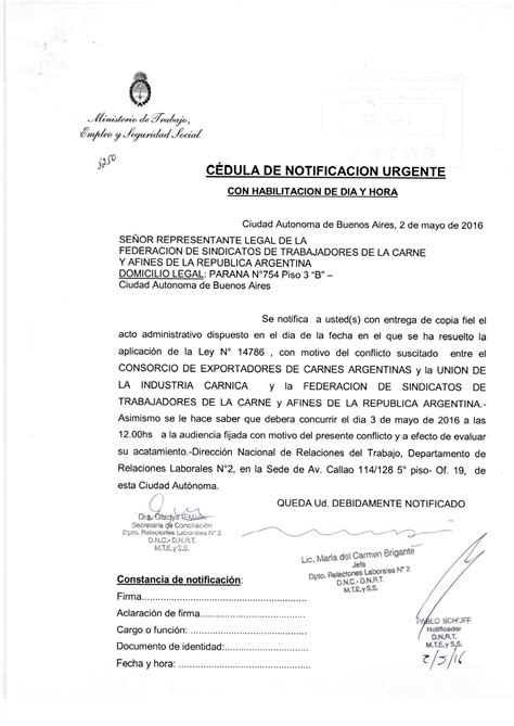 Ministerio De Trabajo Empleo Y Seguridad Social Dicto La Conciliaci N