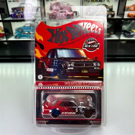 Hot Wheels RLC 1972 Skyline H T 2000 GTR Hako Nissan Collector Exclusive Red Line Club Rare