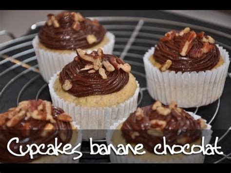 Recette Des Cupcakes Chocolat Banane Par Hervecuisine YouTube