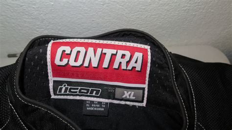 Contra Icon Mens Thick Padded Motorcyle Jacket Size Xl 4446