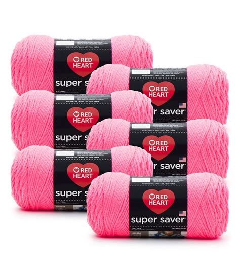 Red Heart Super Saver 6pk Worsted Weight Yarn | JOANN | Red heart yarn ...