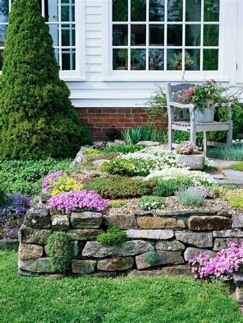 Make stone wall in the garden – creative exterior architecture | Avso