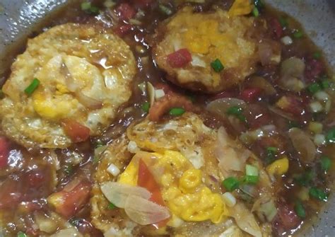 Resep Telur Ceplok Kuah Kecap Oleh Bunda Nanung Cookpad