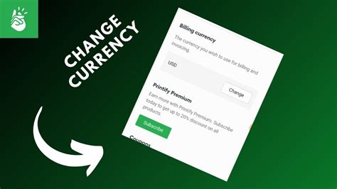 How To Change Currency On Printify YouTube