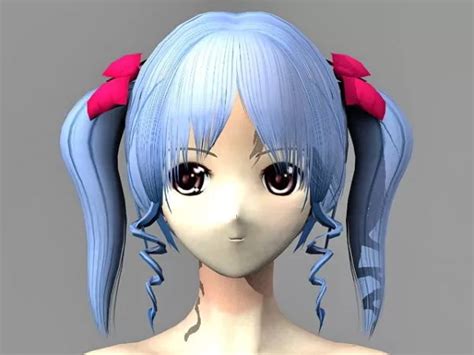 Anime Girl Nuy Character Free 3d Model Max Obj Vray Open3dmodel