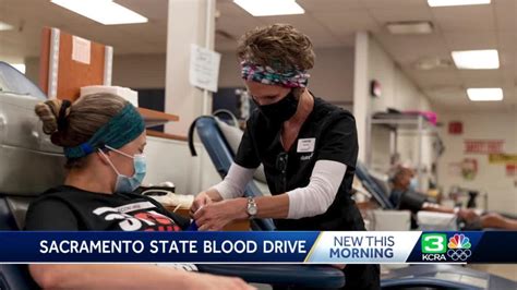 You Are Saving A Life Sacramento State Teams Up With Vitalant To