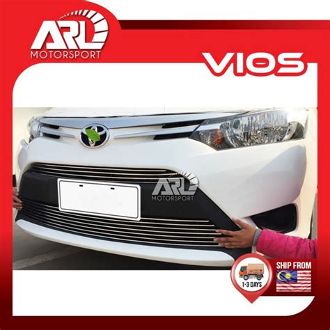 Toyota Vios Xp Ncp Rd Aluminium Grill Set Lower Bumper Grille