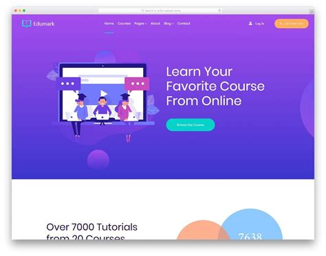 31 Free School Website Templates For Millennial Students 2020