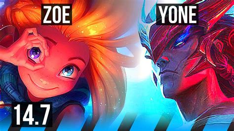 Zoe Vs Yone Mid Legendary Games Kr Master