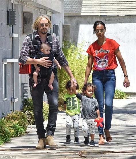 Marco Perego Saldana and Zoe Saldana with their children. | Zoe saldana ...