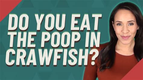 Do You Eat The Poop In Crawfish Youtube