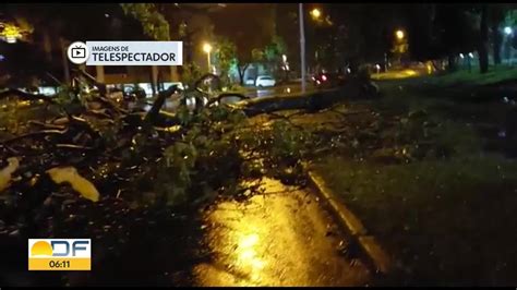 Vídeo Chuva forte provoca estragos em vários pontos do DF Bom Dia DF