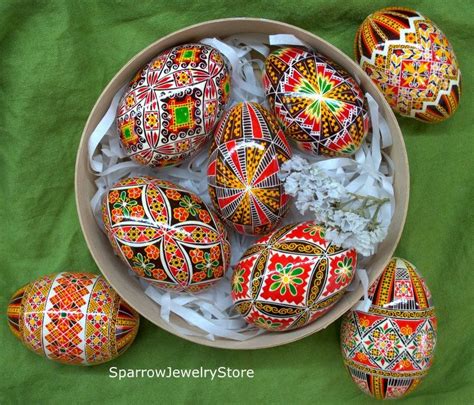 Ukrainian Folk Art Pysanky Real Ukrainian Easter Eggs Etsy