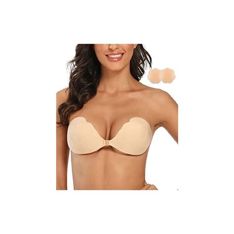 Joligiao Reggiseno Invisibile Donna Riutilizzabile Autoadesivo Bra In