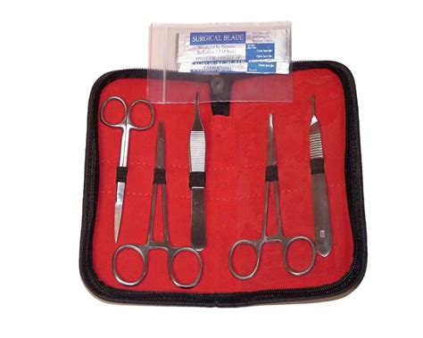 Suture Kit Surgical Practice For Suturing Set Of 5pcs Kit For Medical ...