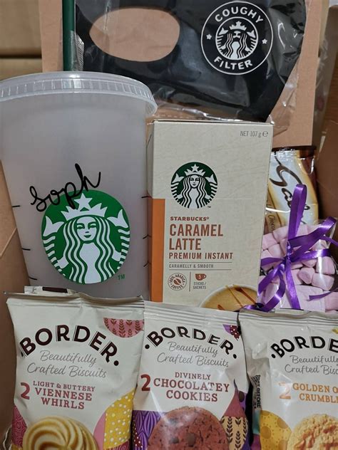 Personalised Starbucks Coffee Box 24oz Reusable Cup Etsy Uk