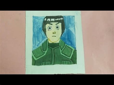 Naruto Character Rock Lee Paiting Video Balancreator Shotrs Youtube