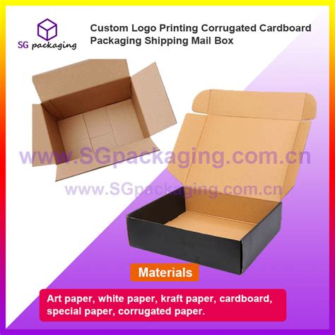 FSC Certificate Custom Logo Printing Corrugated Cardboard Packaging