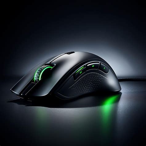 Isolé De La Souris De Jeu Razer Deathadder V2 Vue Latérale Avec Son