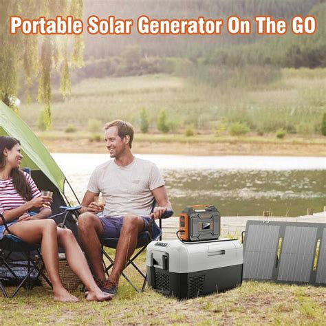 Zerokor Portable Solar Generator W Portable Power Station With