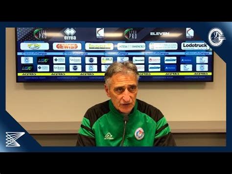 Il Post Match Mister Foscarini Dopo AlbinoLeffe Renate 2 3 YouTube