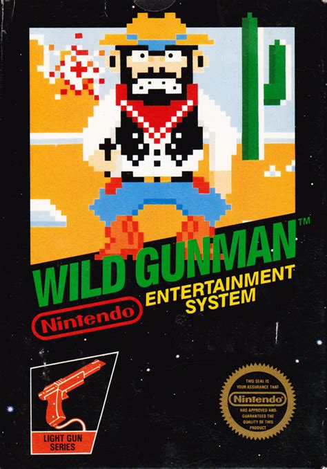 Wild Gunman 1984 Nes Box Cover Art Mobygames