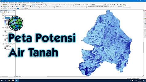 Cara Membuat Peta Potensi Air Tanah Menggunakan Arcgis Youtube