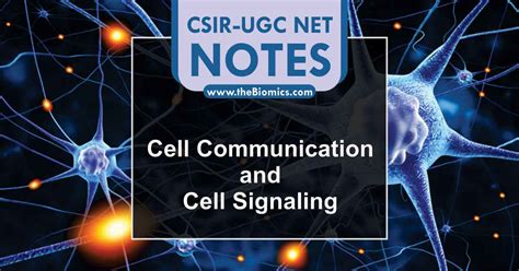 Cell Communication Cell Signaling