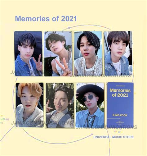 Bts Memories 2021 Set Namjoon Photocard Lagoagriogobec