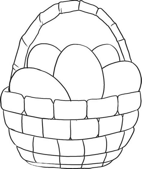 Easter Basket Coloring Pages Part 6