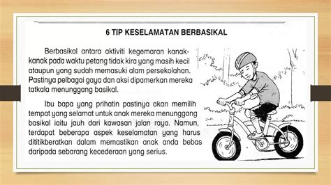 Fahaman Tips Keselamatan Bermain Basikal Ppt