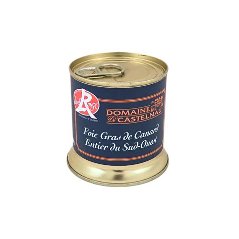 Foie gras de canard entier du Sud Ouest Label rouge Boîte 200g