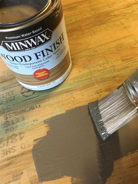 Minwax Classic Gray Stain On Cedar