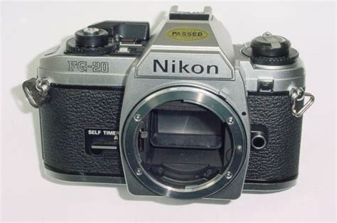 Nikon Fg 20 Slr 35mm Film Camera Body Only Ebay