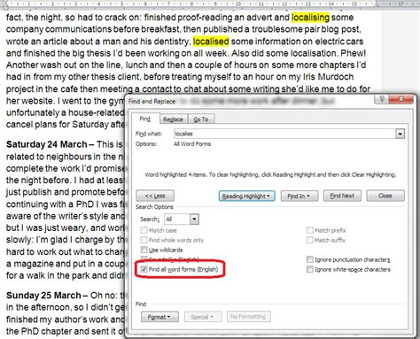 Find And Replace Formatting In Word 2013 Ersjoher