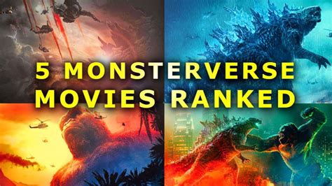 All 5 Monsterverse Movies Ranked Tier List Including Godzilla X Kong