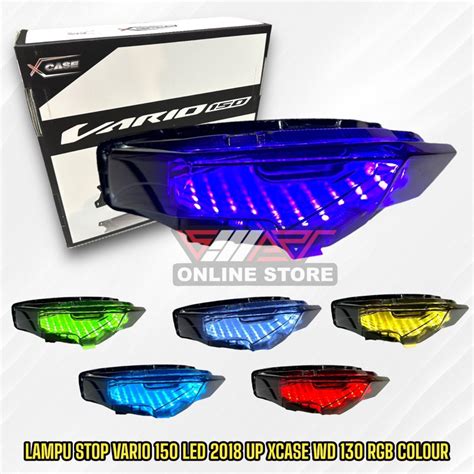 Jual LAMPU STOP VARIO 125 150 2018 2023 XCASE WD 130 RGB MAGNIT DAN